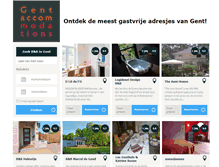 Tablet Screenshot of gent-accommodations.be